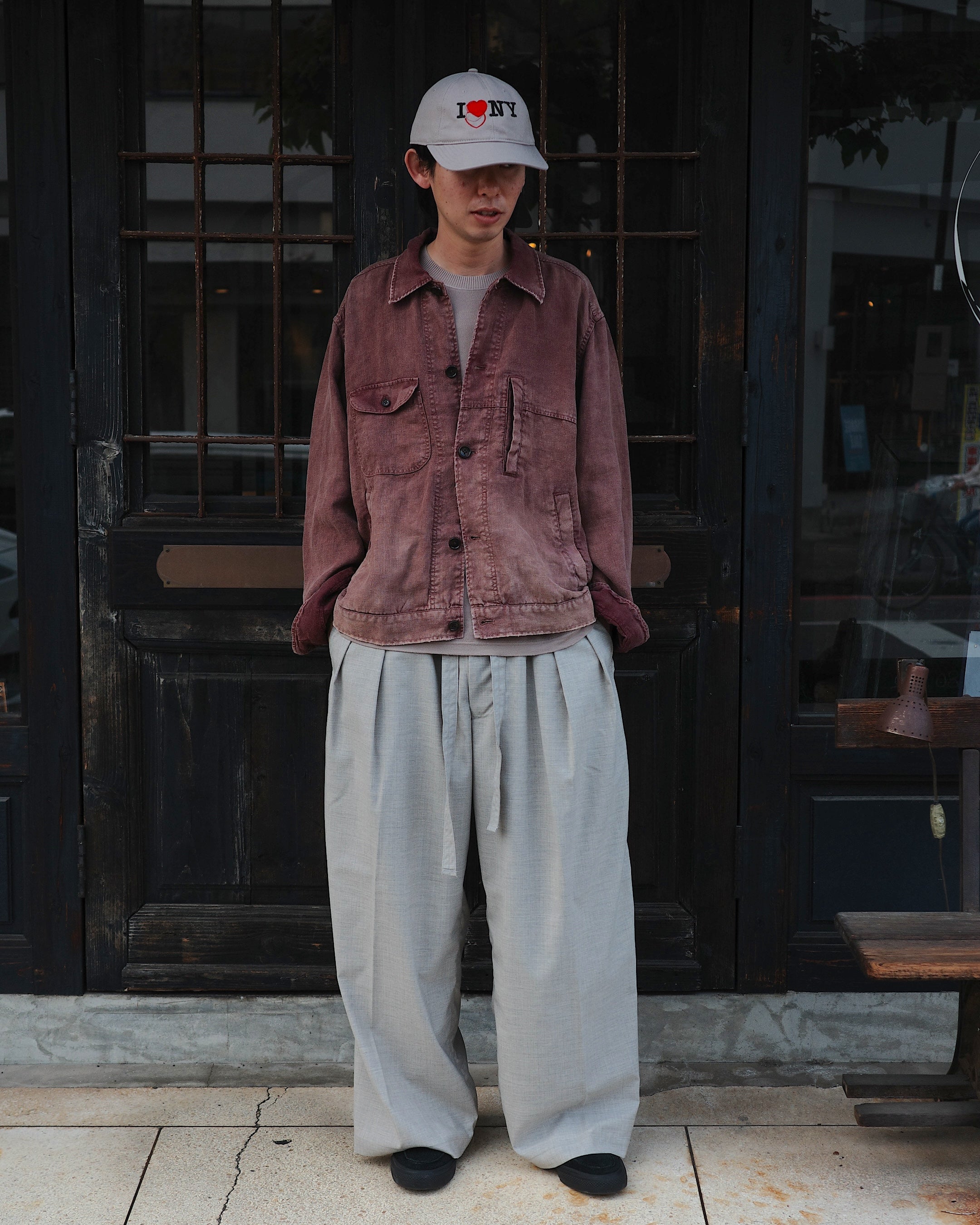 sillage hakama pants glen check pink新品 Sillage / hakama pants gray – BALANCE
