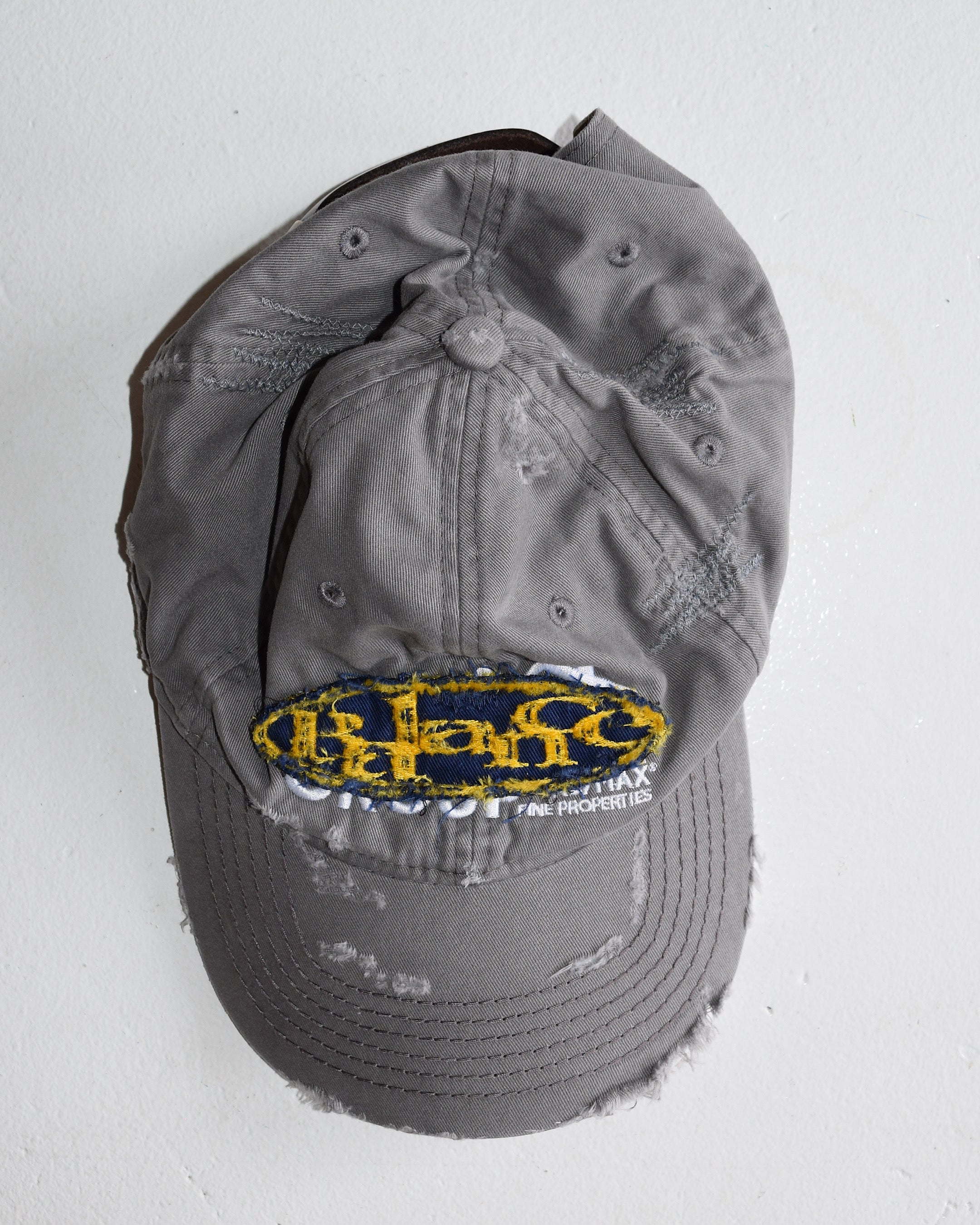 BALANCE OKAYAMA / BALANCE oval logo Distressed cap - No.3