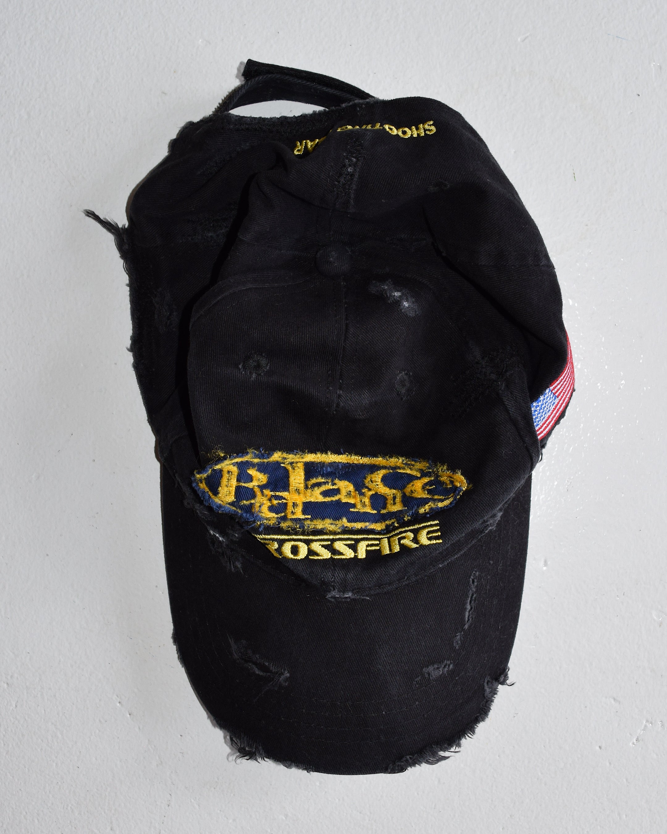 BALANCE OKAYAMA / BALANCE oval logo Distressed cap - No.1