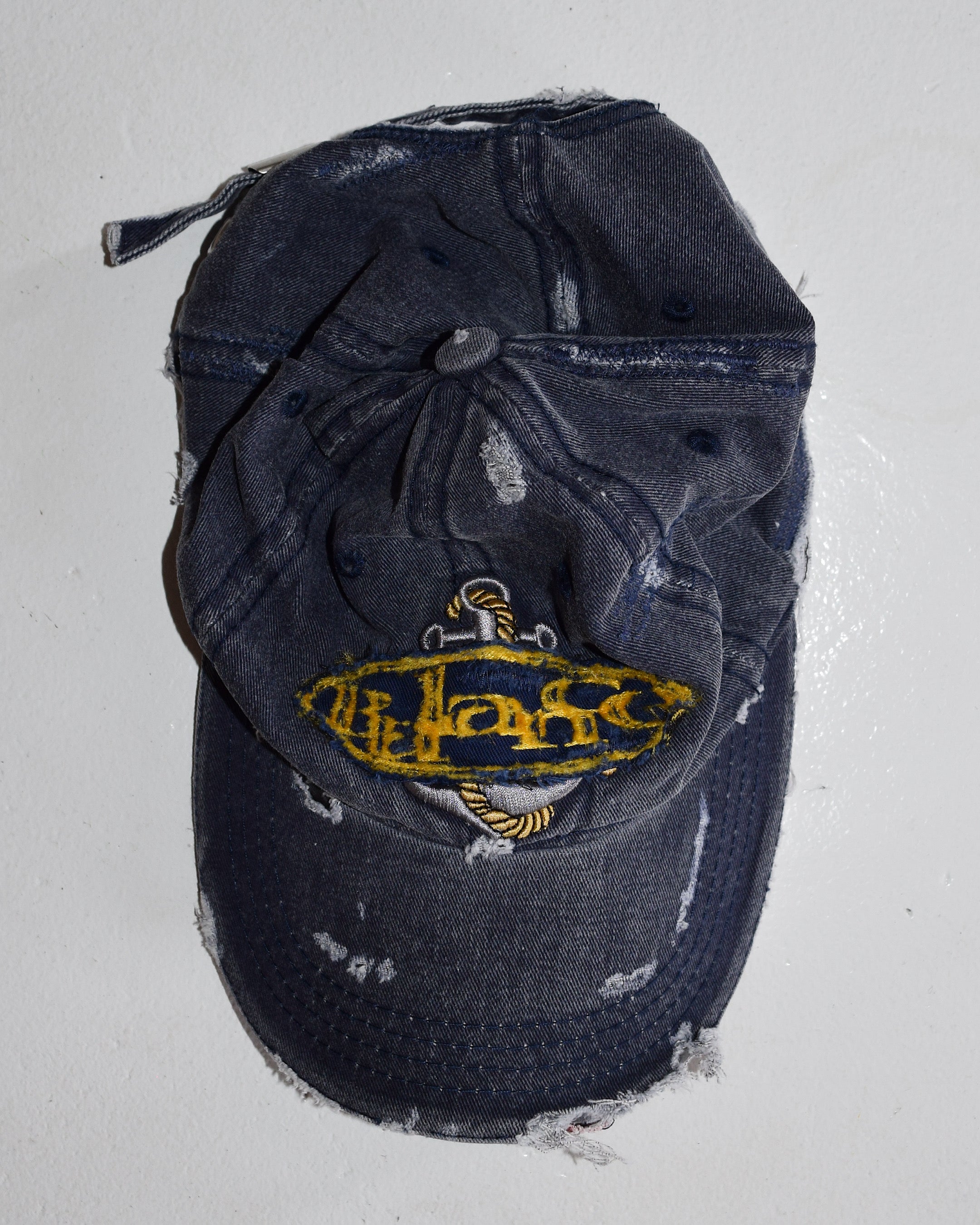 BALANCE OKAYAMA / BALANCE oval logo Distressed cap - No.8