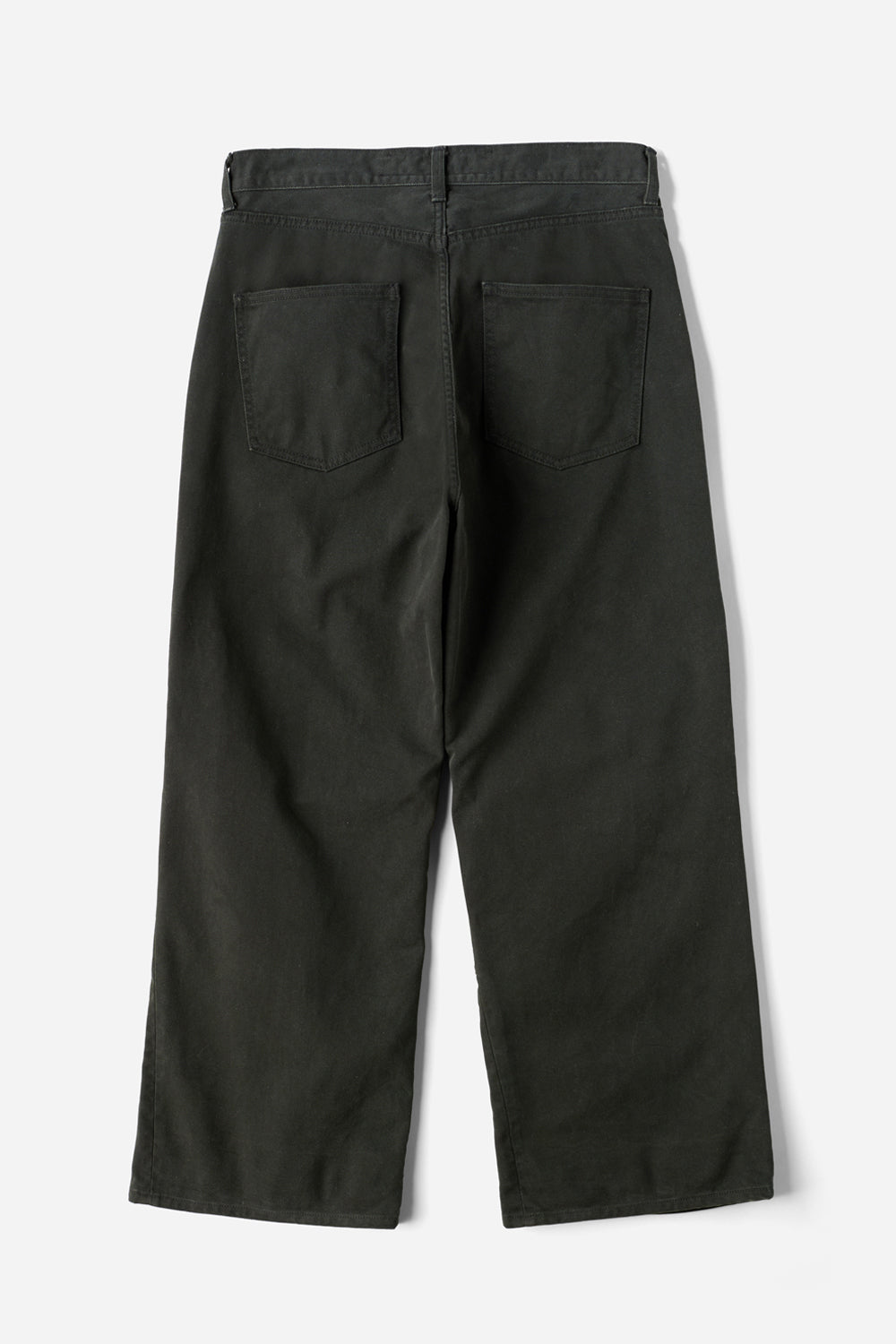 FIFTH GENERAL STORE / Knee Pleated Baggy Pants - Black