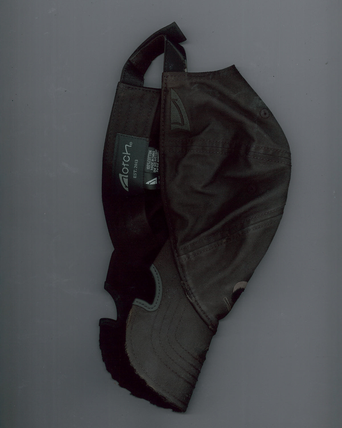 FIFTH GENERAL STORE / Distressed Notch Cap - FADED BLACK