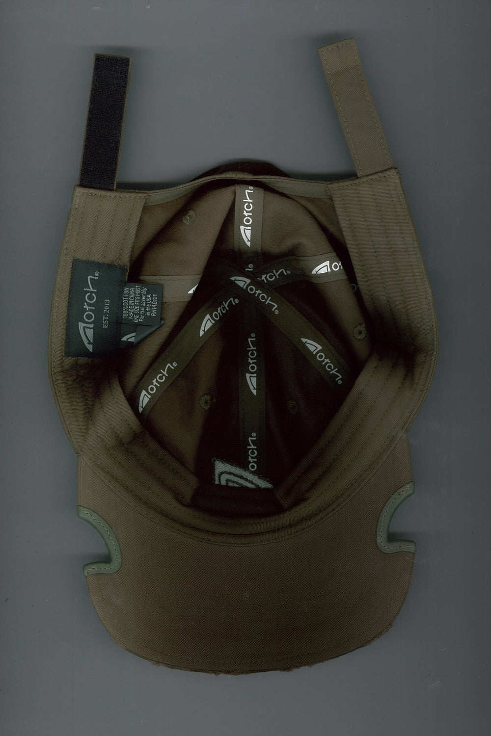 FIFTH GENERAL STORE / Distressed Notch Cap - FADED OLIVE